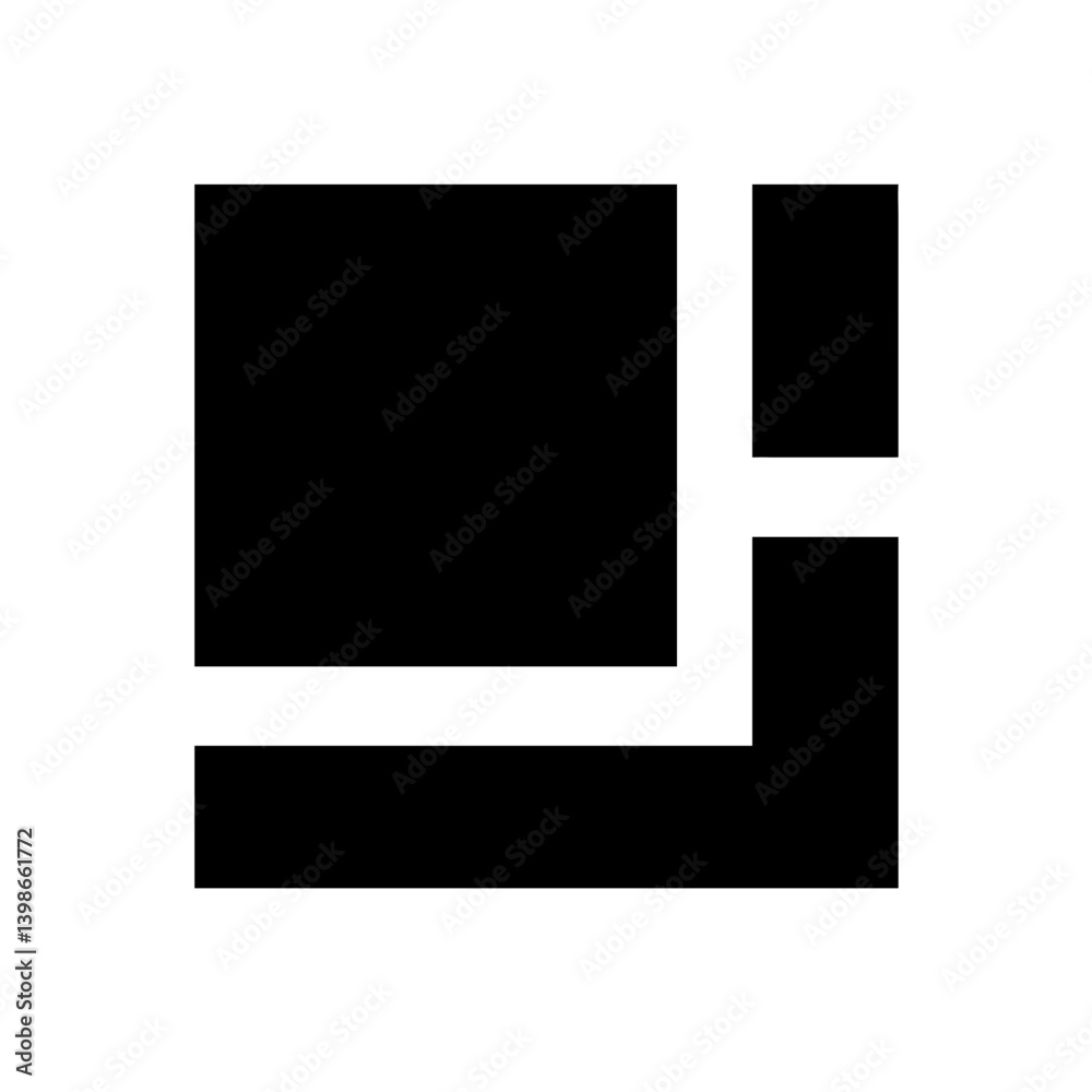 square glyph vector flat icon square glyph vector flat icon