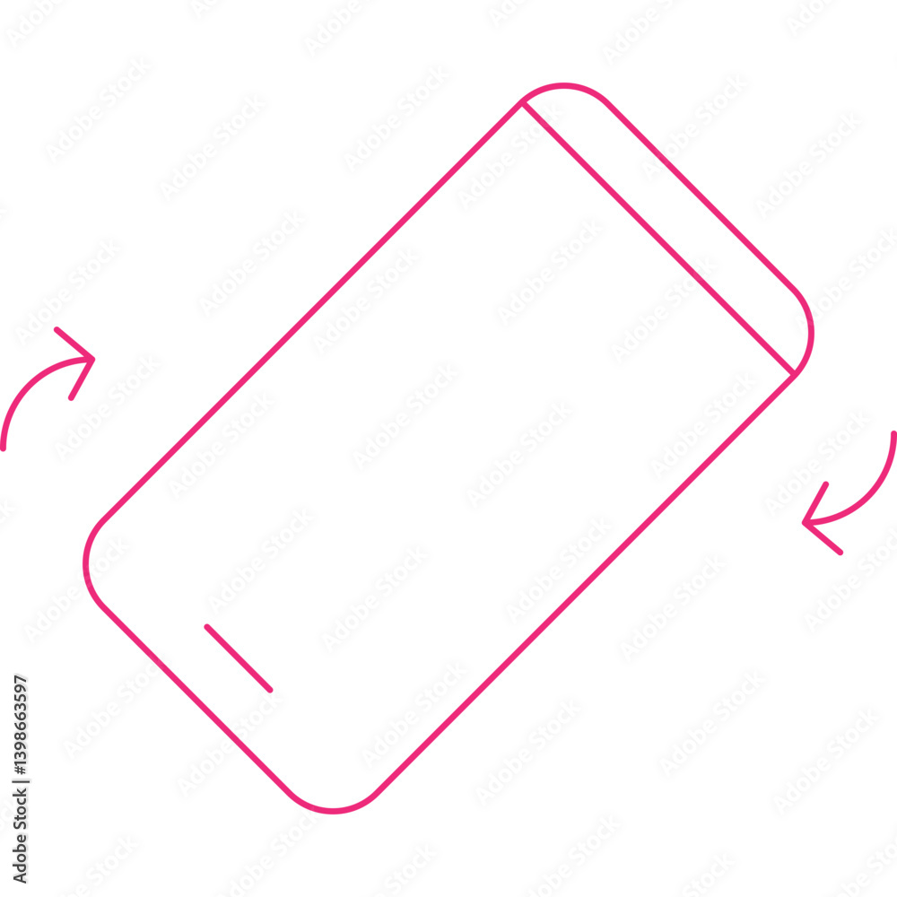 Tilt Device single vector illustration icon Tilt Device single vector illustration icon