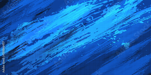 blue color pattern gradient grunge texture background.