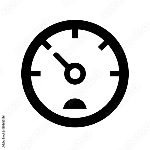 tachometer fast  vector flat icon