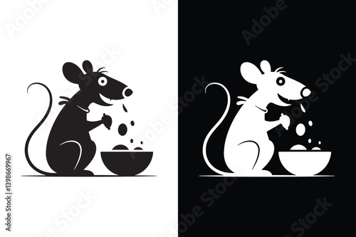 Ratatouille icon vector on White Background ,Vector Art Illustration on white background.