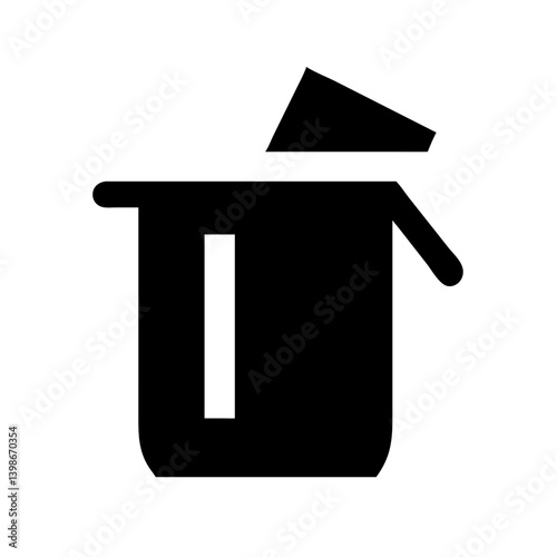 trash  vector flat icon