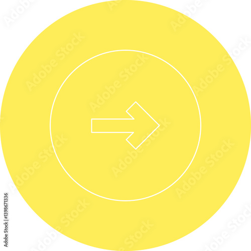 Right single vector illustration icon