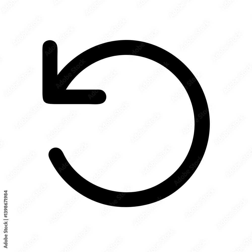 undo vector flat icon undo vector flat icon