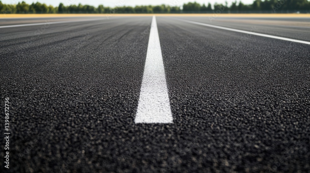 Empty motor sport asphalt race track, clear and awaiting action, with no cars in sight. Empty motor sport asphalt race track, clear and awaiting action, with no cars in sight.
