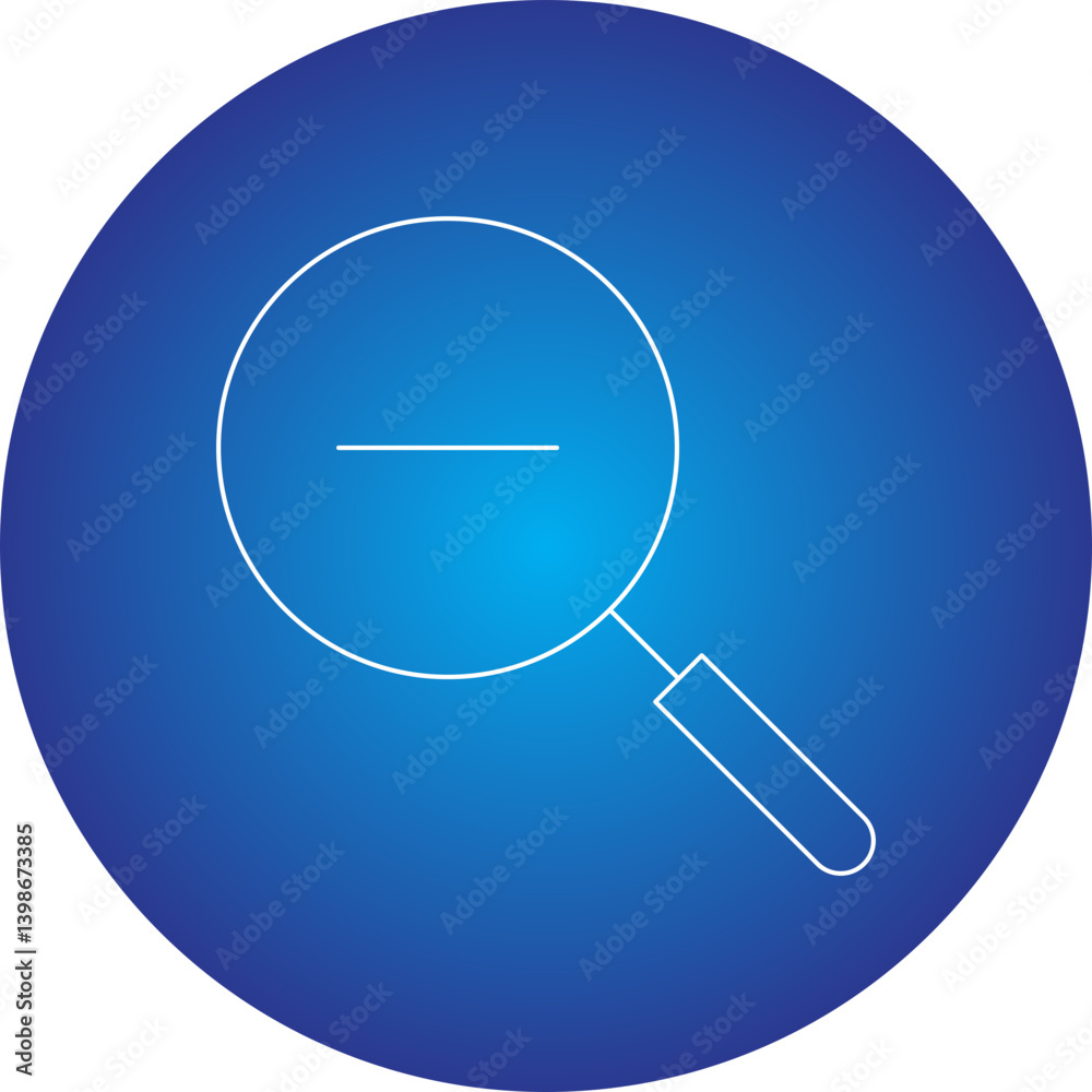 Zoom In single vector illustration icon Zoom In single vector illustration icon