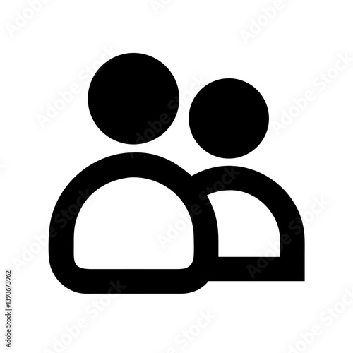 users  vector flat icon