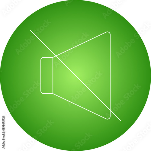 Mute single vector illustration icon