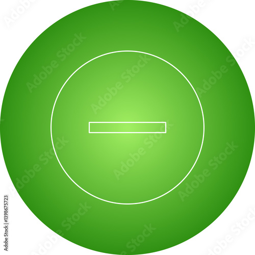 Minus single vector illustration icon