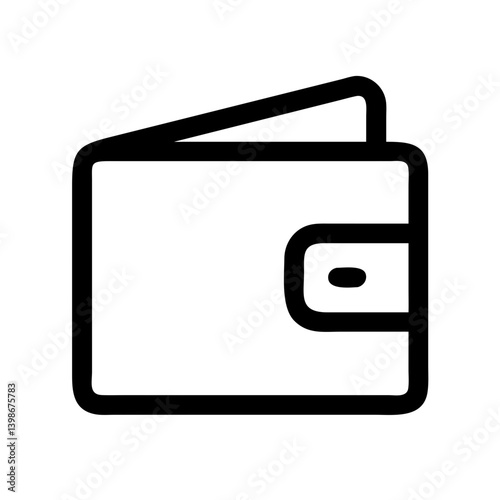 wallet  vector flat icon