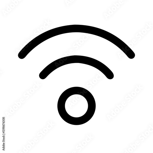 wifi alt  vector flat icon