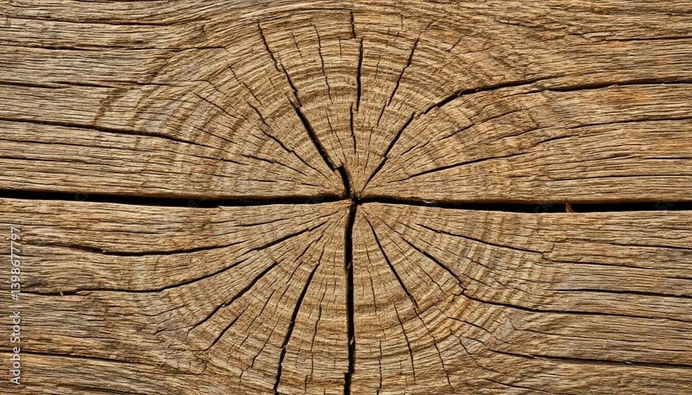 Fototapeta premium Wood Surface Background with Natural Cracks and Textures .