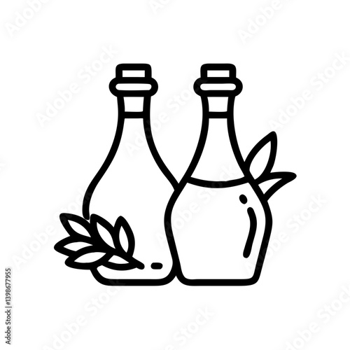 vinegar and oil