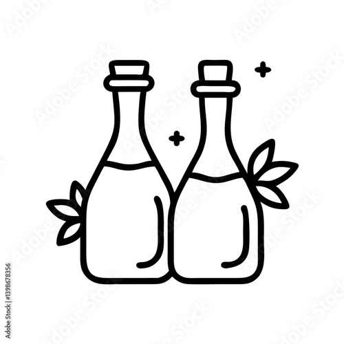 vinegar and oil