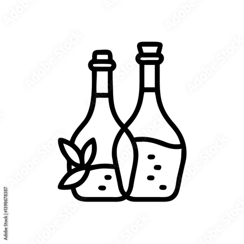 vinegar and oil