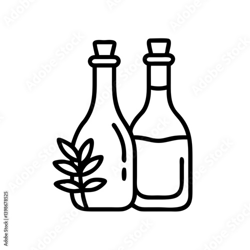 vinegar and oil