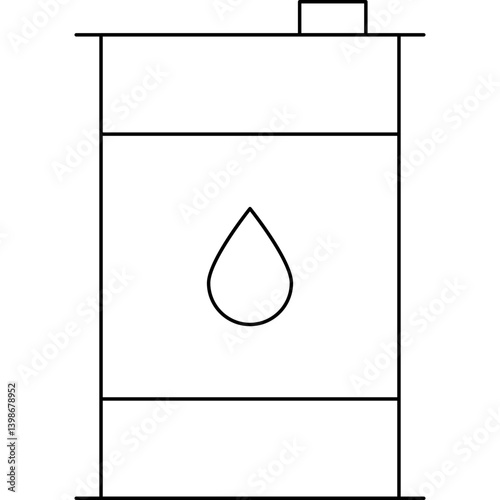 Petroleum single vector illustration icon