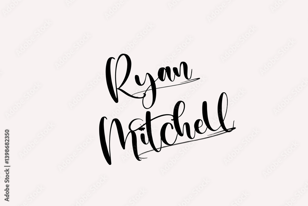 Ryan Mitchell Name signature with beautiful and stylish font Ryan Mitchell Name signature with beautiful and stylish font