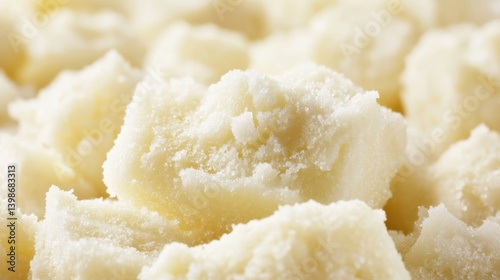 Macro view of shea butter s texture.
