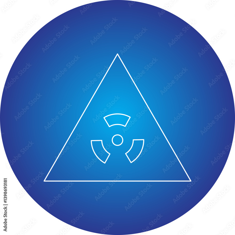 Nuclear Fission single vector illustration icon Nuclear Fission single vector illustration icon
