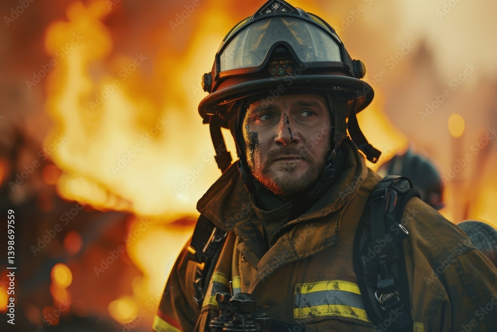 Firefighter Leading Training Exercise Firefighter Leading Training Exercise