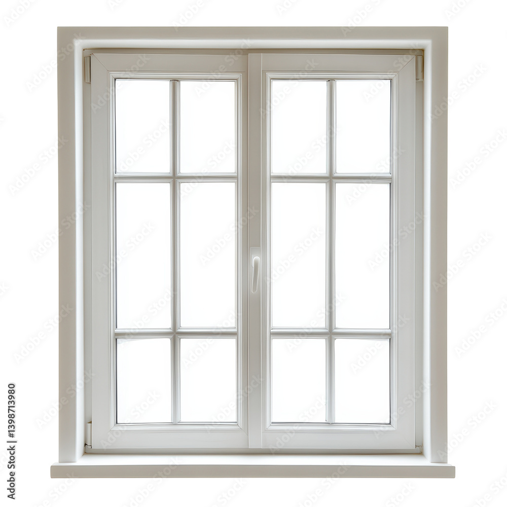 Window Frame isolated on white background Window Frame isolated on white background