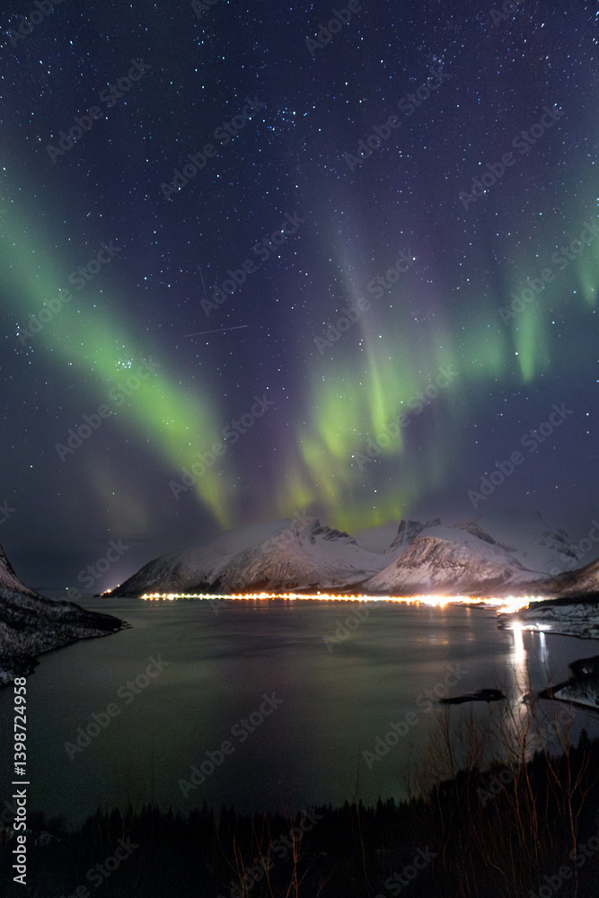Obraz premium Northen lights in Norway