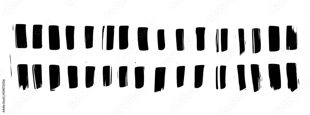 Fototapeta premium Exploration of brutalist art through abstract shapes and raw graphic styles in black and white design with experimental aesthetics