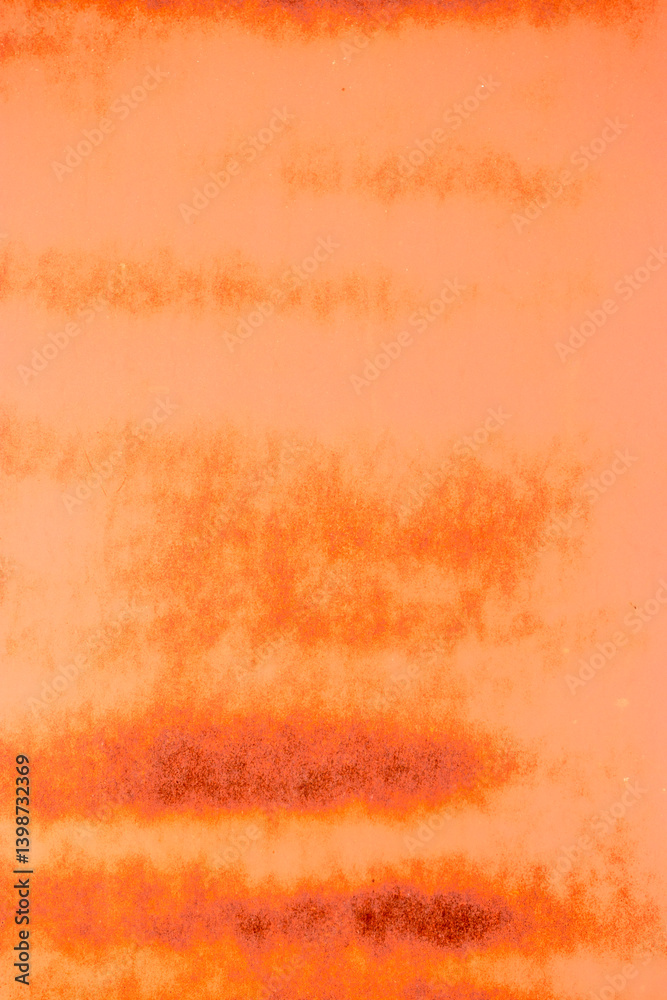 Abstract patterns in orange and rust, showcasing oxidation and renewal. Ideal for chemistry, geology, environment and sustainability themes