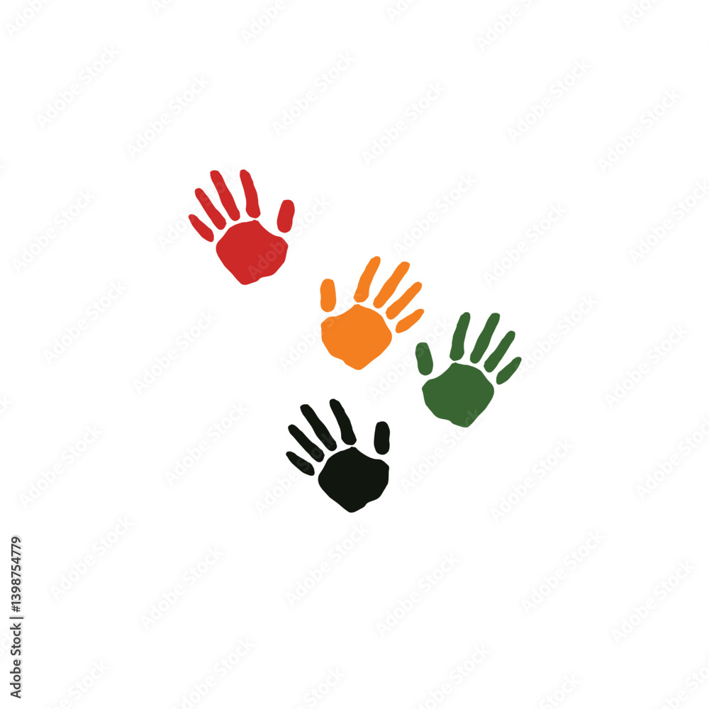 Juneteenth Independence Day. Hands for day of freedom and emancipation Juneteenth Independence Day. Hands for day of freedom and emancipation