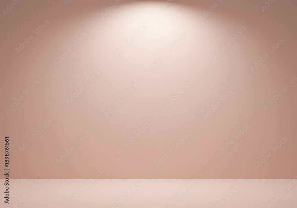 Rose gold studio background for product photography and presentation Rose gold studio background for product photography and presentation