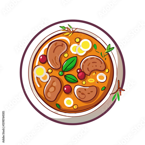  Illustration of Bengali Mutton Curry
