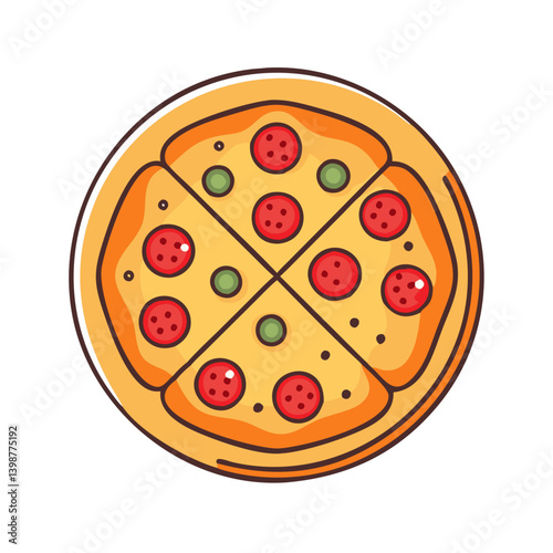  Flavorful Pepperoni Pizza with Fresh Ingredients