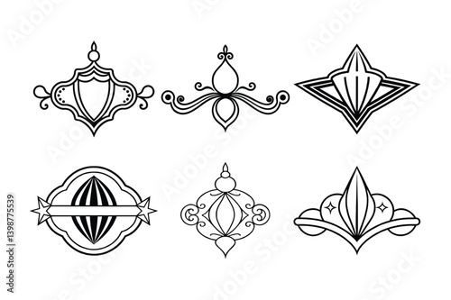 vector  christmas ornaments isolate