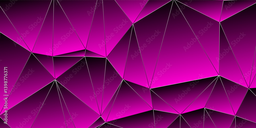 Fototapeta premium 3d triangle background with vivid colors vector design in eps 10