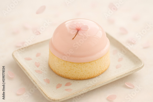 Cherry Blossom Cake Dessert
