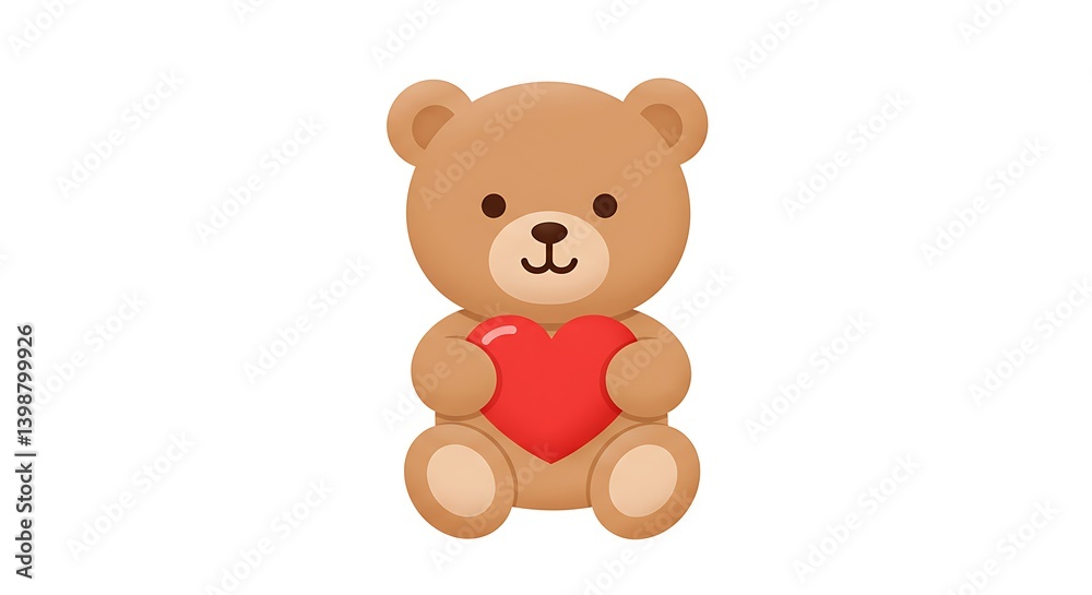teddy bear holding a heart