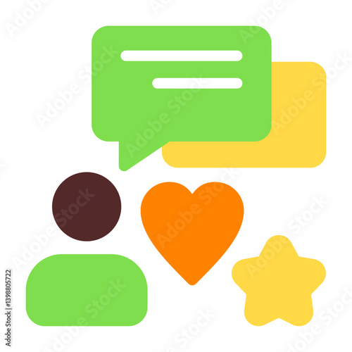 Social Media Flat Icon