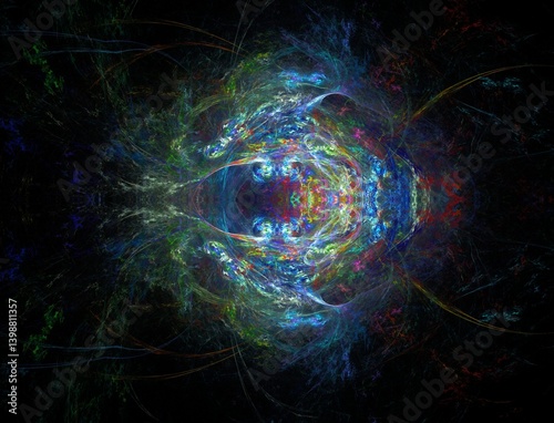 Wallpaper Mural Imaginatory fractal abstract background Image Torontodigital.ca