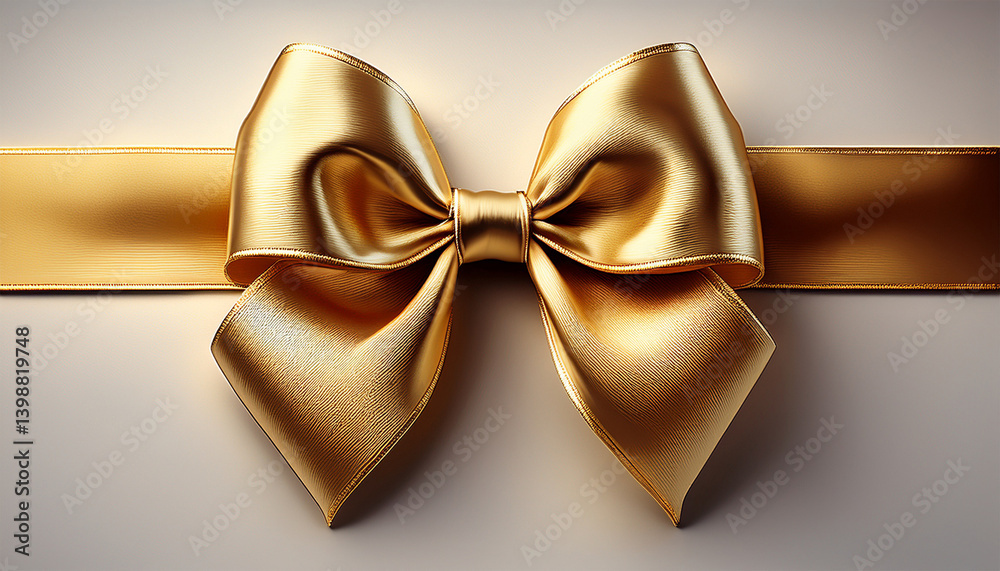 minimalist gold ribbon bow a simple yet elegant gold tie ribbon bow with a smooth satin finish isolated for clean and modern graphic uses minimalist gold ribbon bow a simple yet elegant gold tie ribbon bow with a smooth satin finish isolated for clean and modern graphic uses