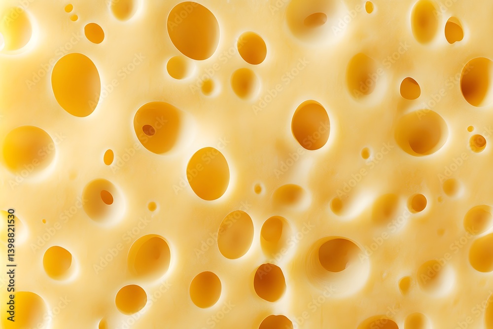 Close-up of yellow cheese with many holes texture food detail. Close-up of yellow cheese with many holes texture food detail.