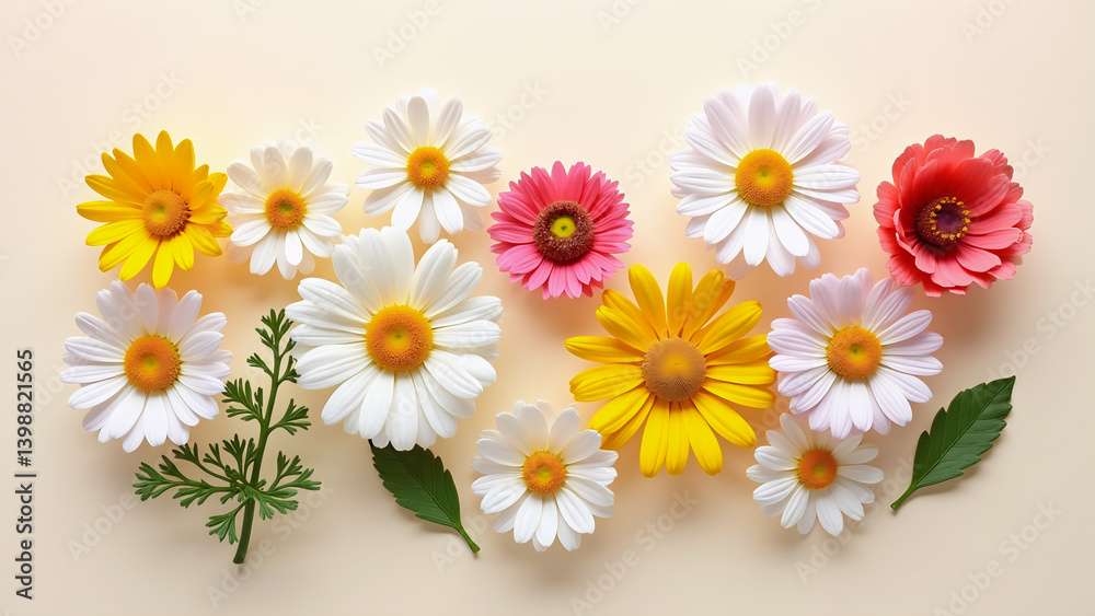 Fototapeta premium spring flowers background