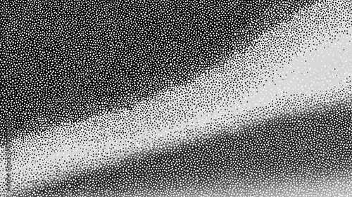 A black and white photo with a lot of dots