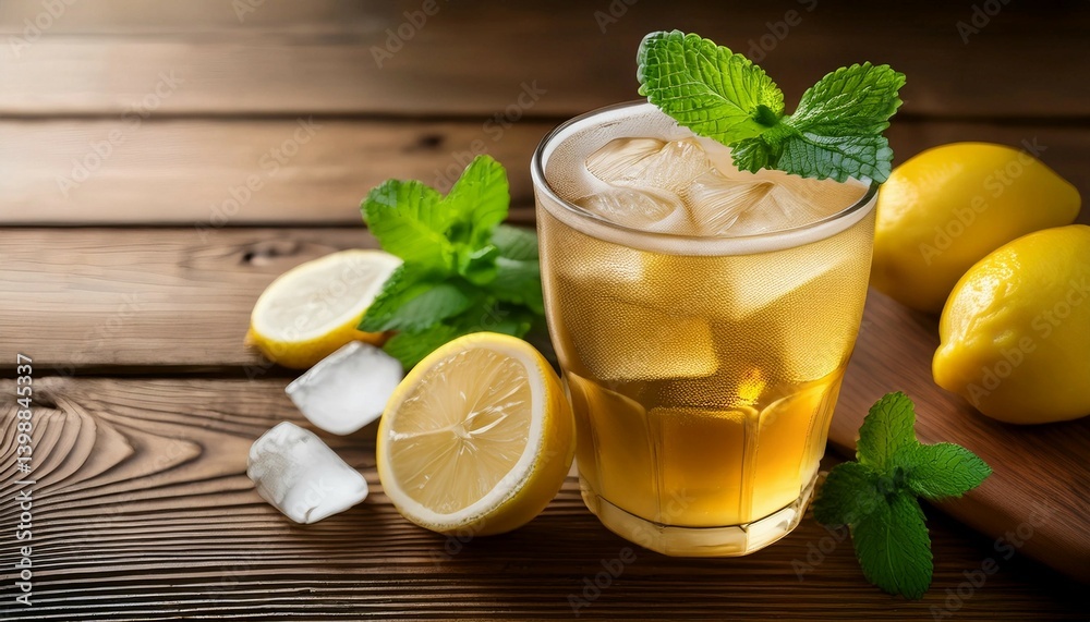 Fototapeta premium lemonade on the table
