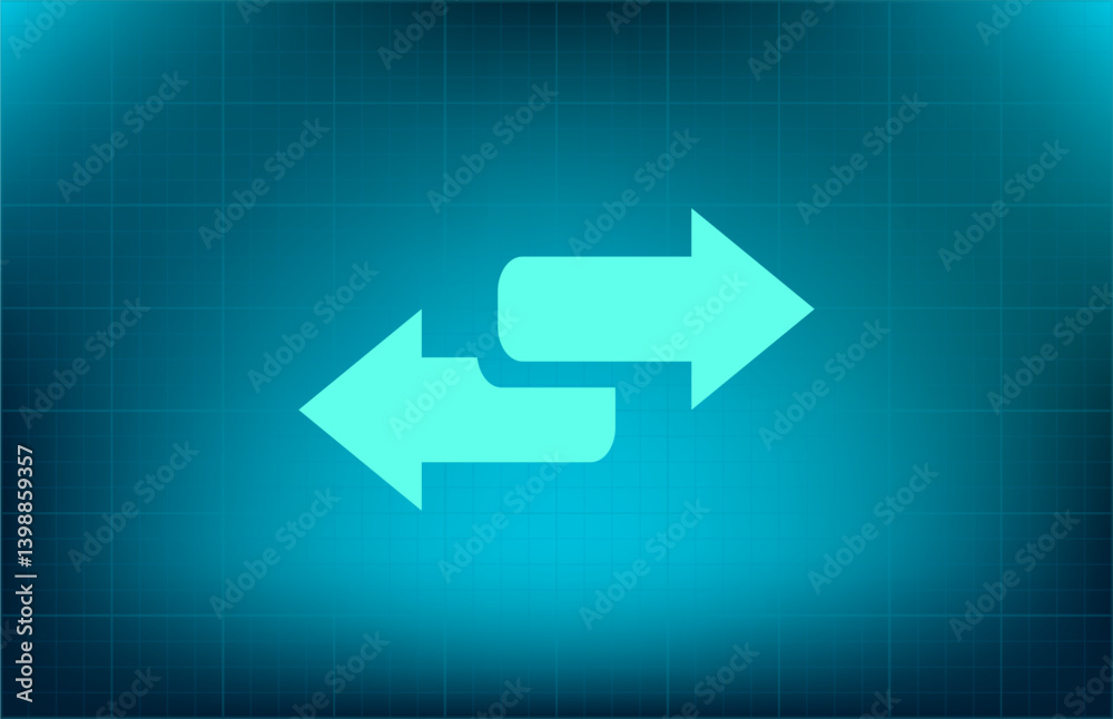 Vector icon on blue background with gradient Vector icon on blue background with gradient