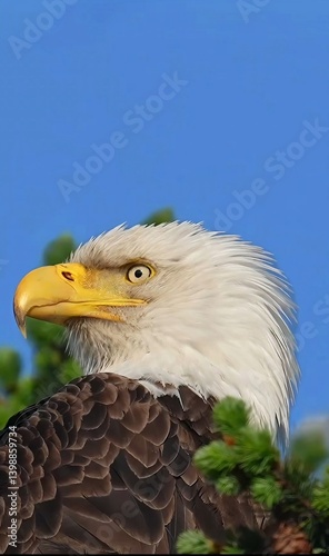 american bald eagle in flight