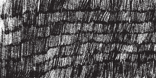 Grunge pencil hatching pattern background in black and white.