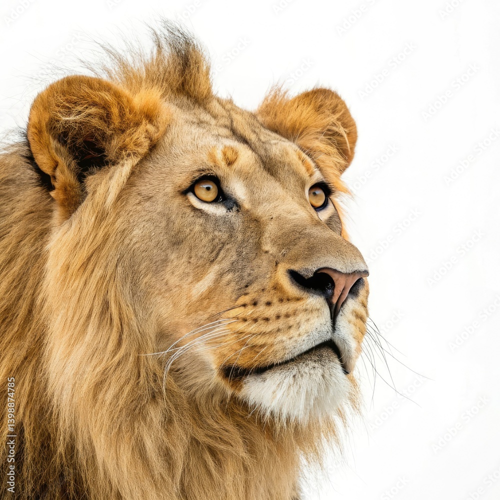 Obraz premium portrait of a male lion