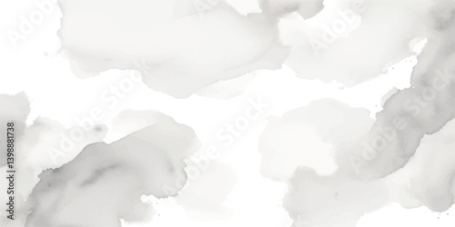 Abstract White Background with Watercolor-Like Fluid Transitions and Visible Paper Grain, Emphasizing Softness, Simplicity, and Organic Elegance