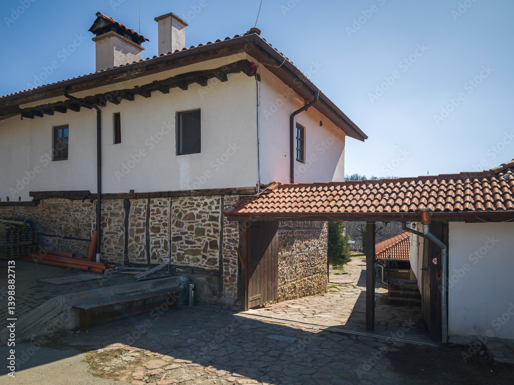 Medieval Tsarnogorski (Gigintsi) monastery, Bulgaria